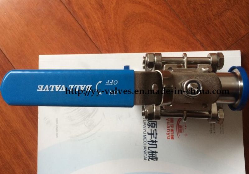 3PCS Sanitary Non Retention Ball Valve