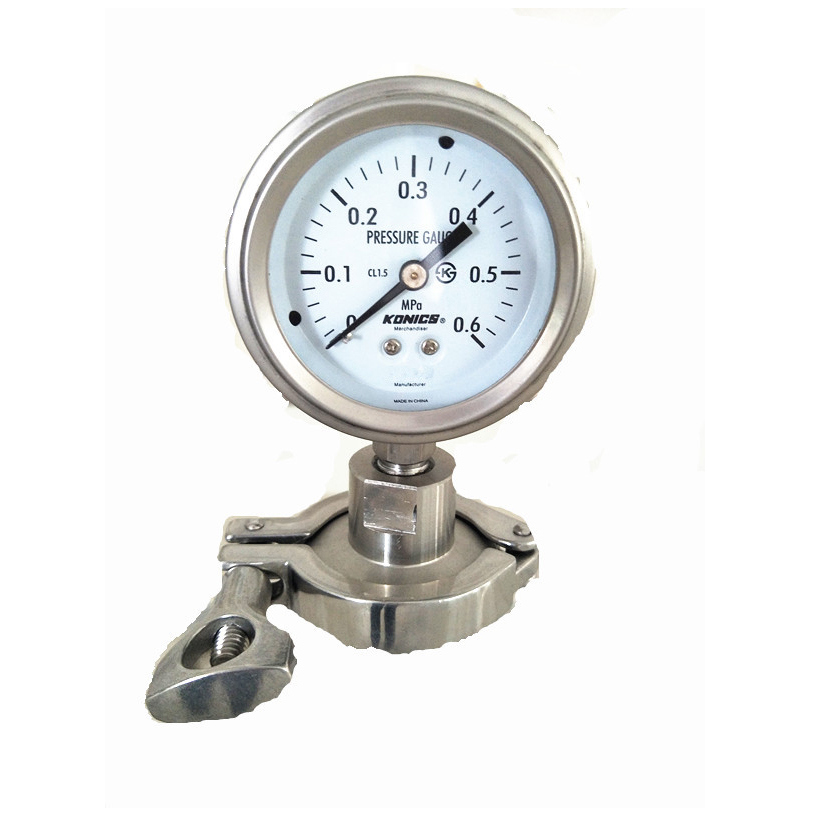 Accuracy 1.5% Pressure Gauge for Exporting with Ce