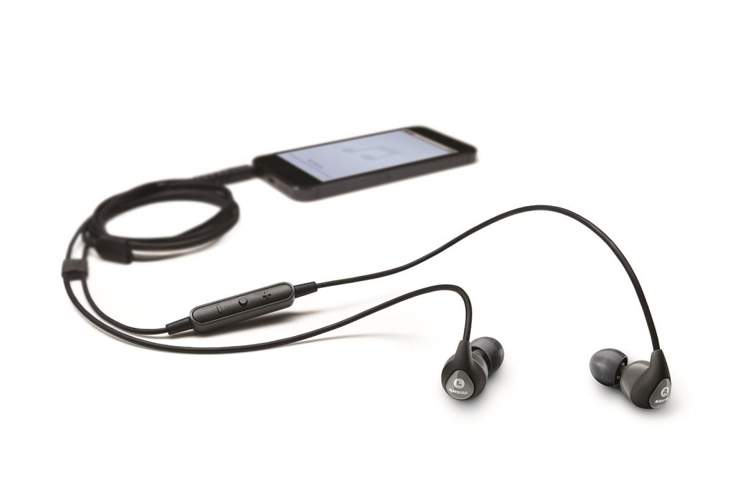 Sound Isolating Earphones with Remote Microphone Compatible with Apple