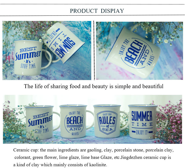 Wholesale Promotion Creative Design Porcelain Ceramic Tea Cup