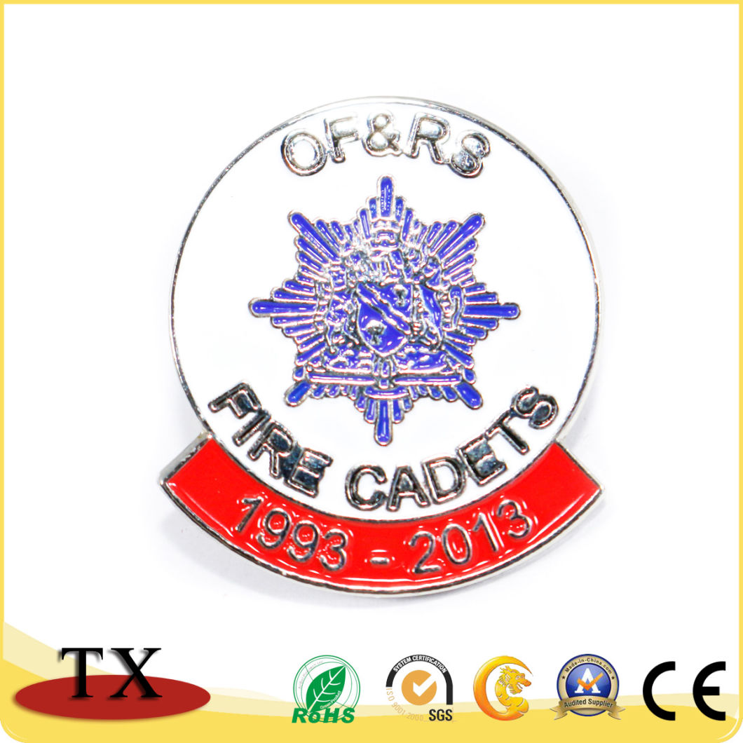 Customized Logo Metal Lapel Pin Police Badge for Promotion