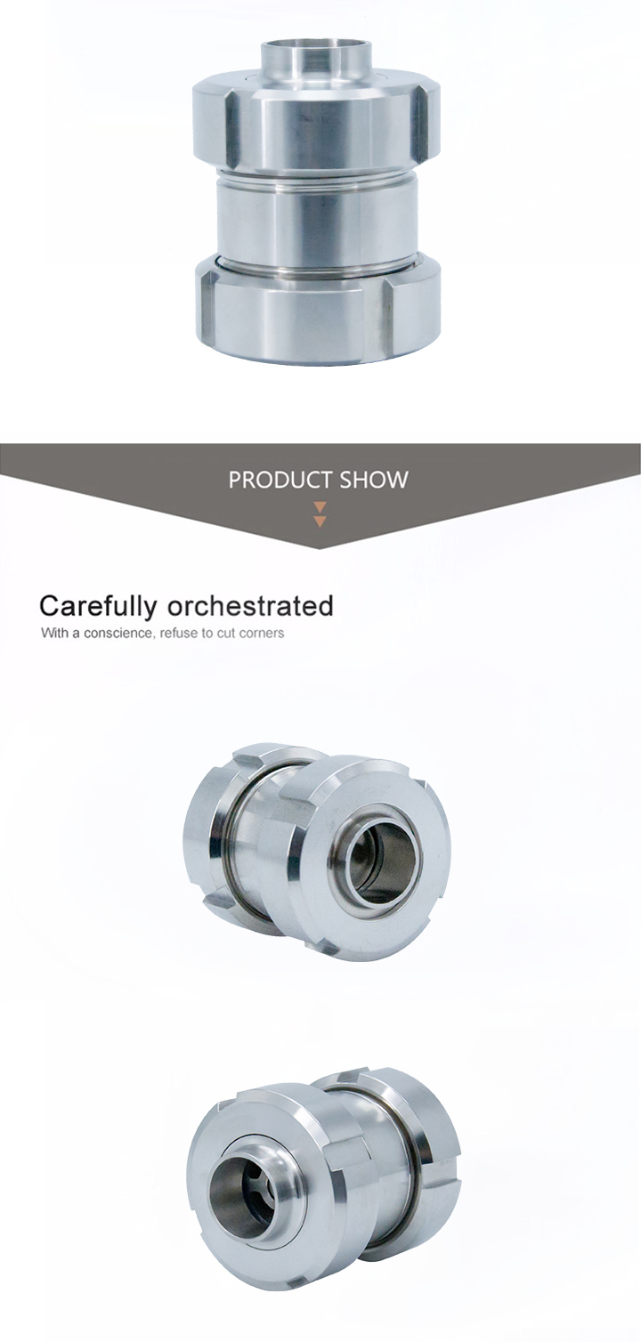 Dn65 Stainless Steel SS304 SS316L Sanitary One-Way Check Valves