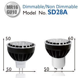 6.5W LED Garden Spotlight with GU10 Gu5.3 Base Available