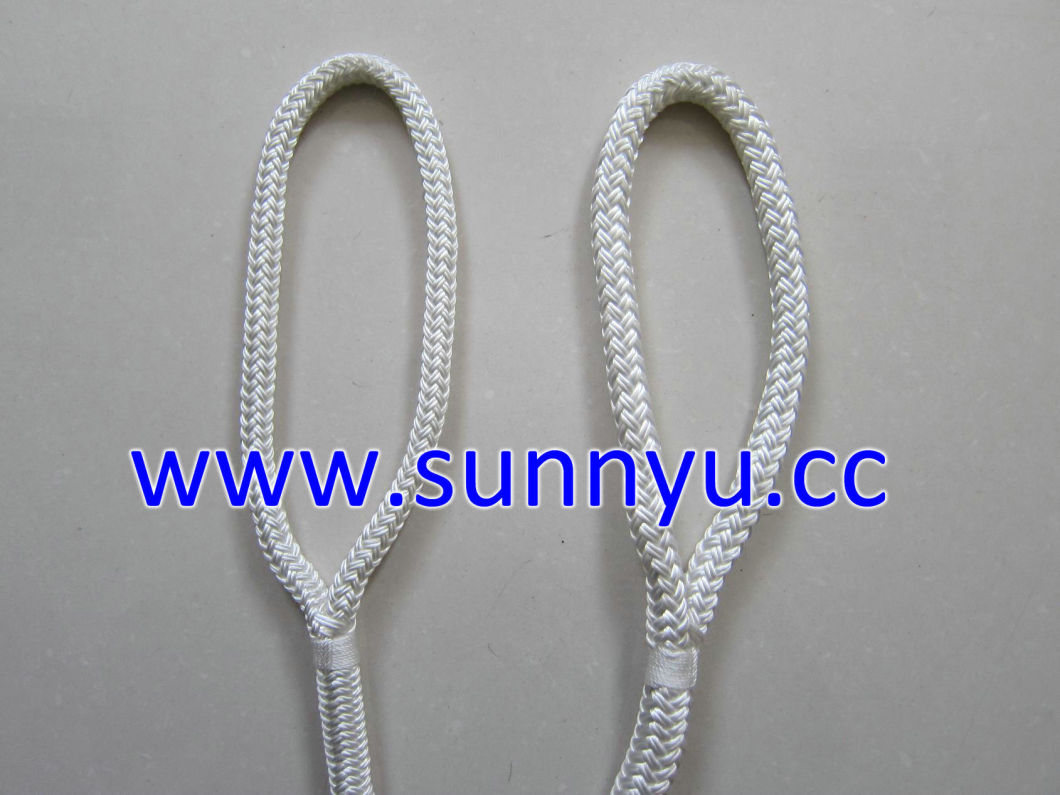 Nylon Rope with Knot, Know Rope, Double Braided Rope, Marine Rope, Anchor Rope