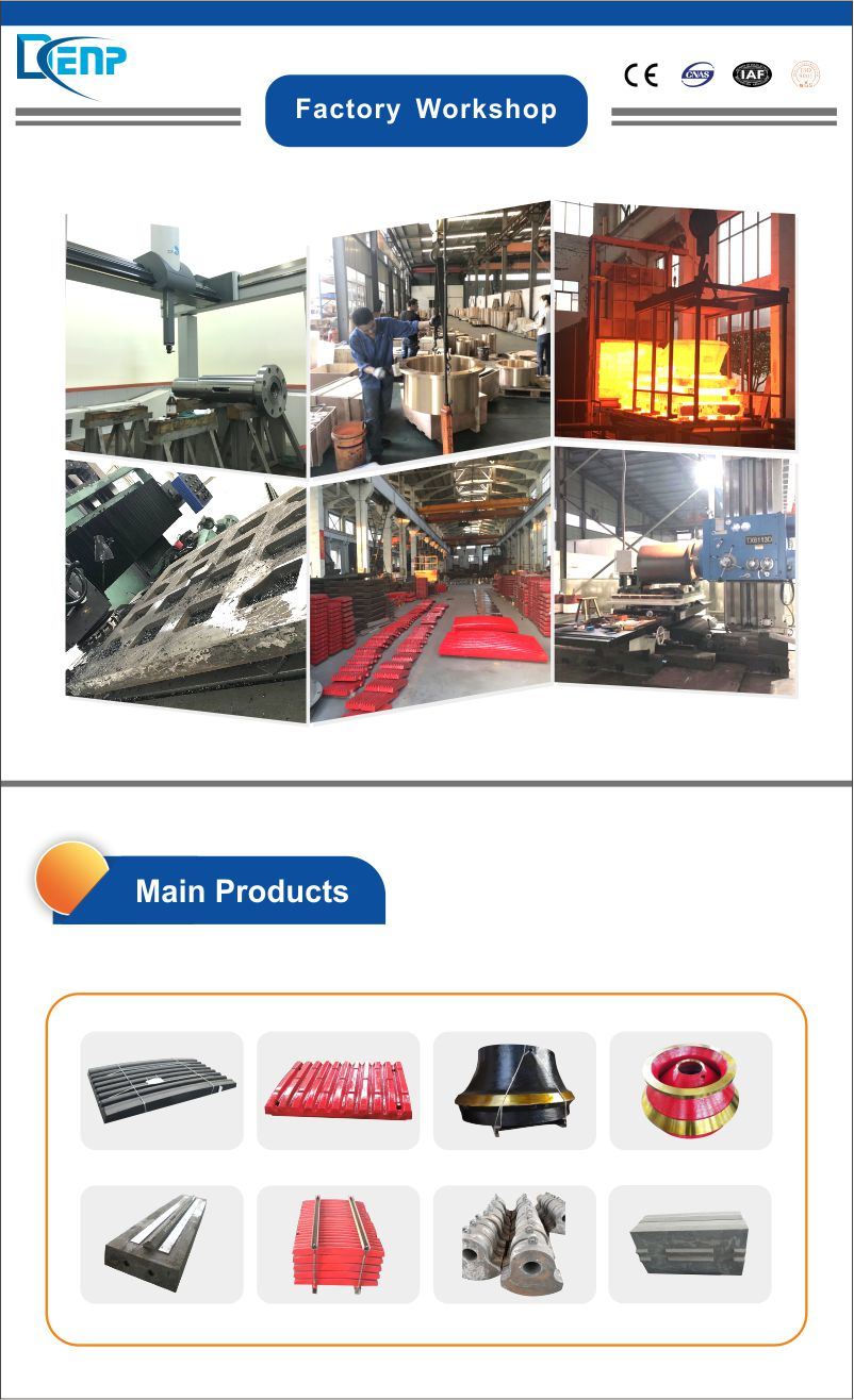 High Manganese Steel Jaw Crusher Spare Wear Parts -- Jaw Plate