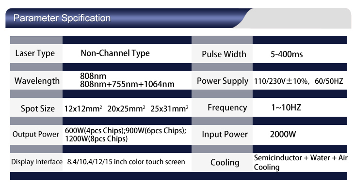 2018 New Arrival Permanent 808nm Diode Laser Hair Removal