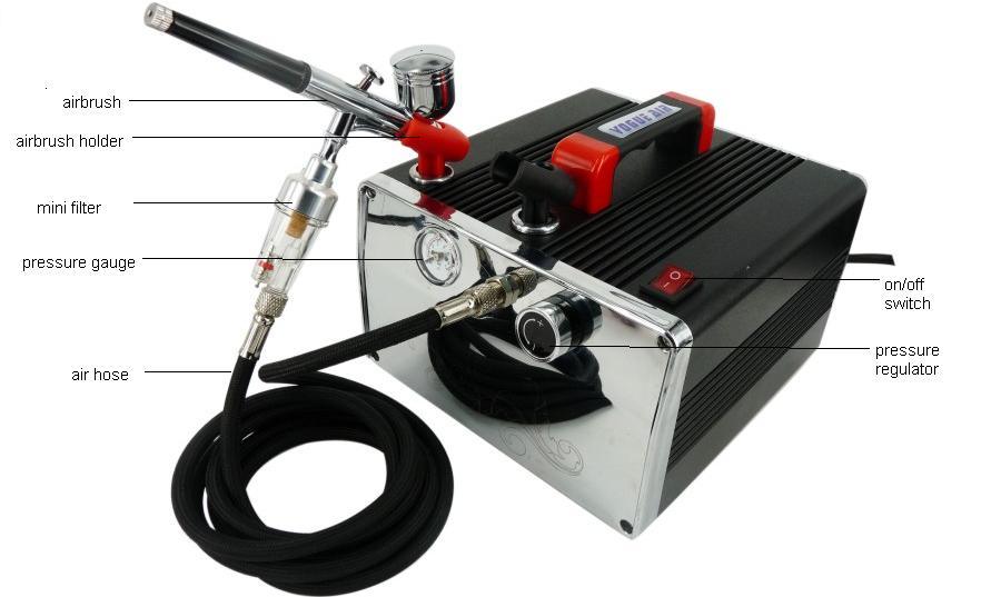 Airbrush Machine for Tattoo and Nail HS-217SK