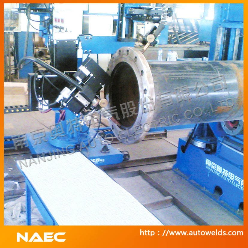 Automatic Two-Torch Pipe and Flange Welding Machine