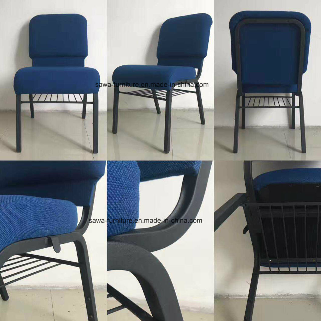 Wholesale Fabric Metal Church Chair Auditorium Chair with Arm