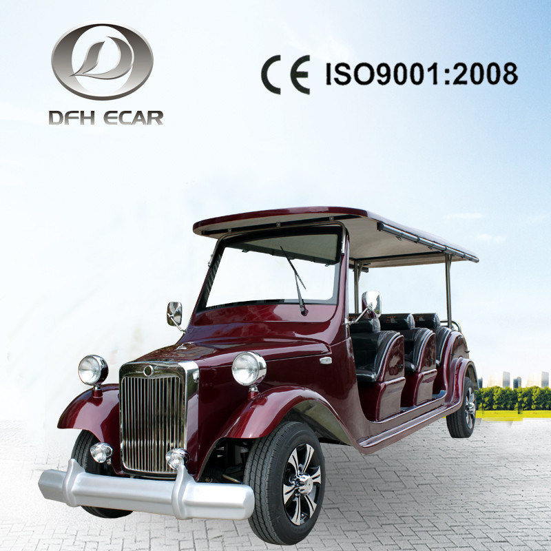 8 Seaters Electric Vintage Cart Golf Cart Classic Van