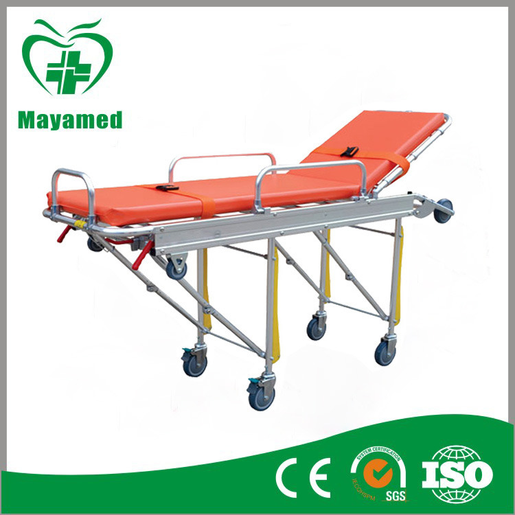 My-K012 Folding Medical Stretchers CE Proved Trolley Ambulance Hospital Stretcher