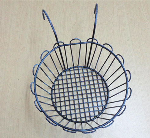 Over Door Metal Handing Storage Basket