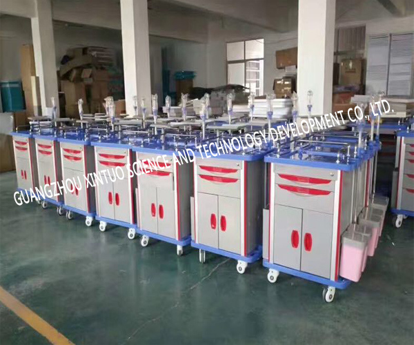 Medical Supply Hospital Product Nursing Server Cart / Medical Trolley