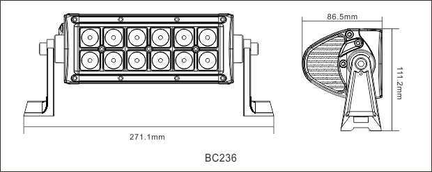 2018 Super Bright 36W Epistar LED Light Bars