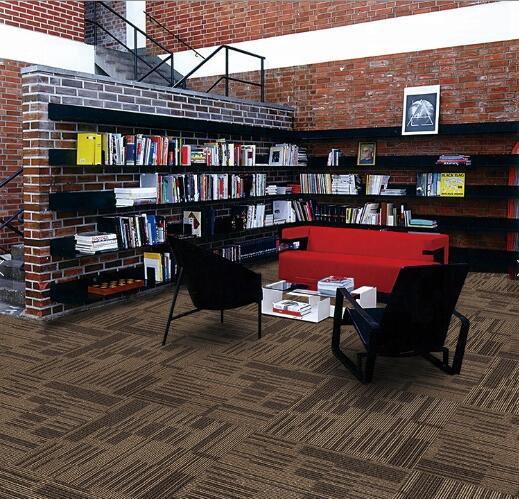 Anti-Static Nylon PP Carpet Tile with PVC Backing for Commercial/Hotel/Room