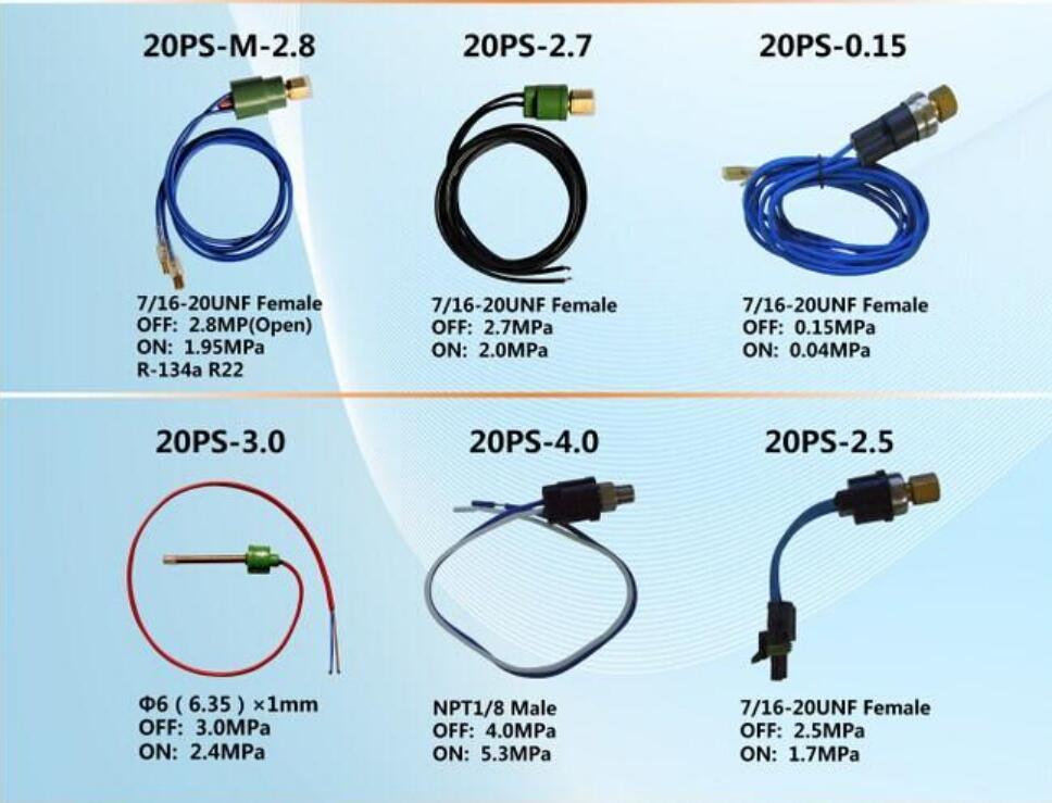 Refrigerator/Air Compressor Autoreset Low/High Pressure Switch/Pressure Controller/Pressure Sensor