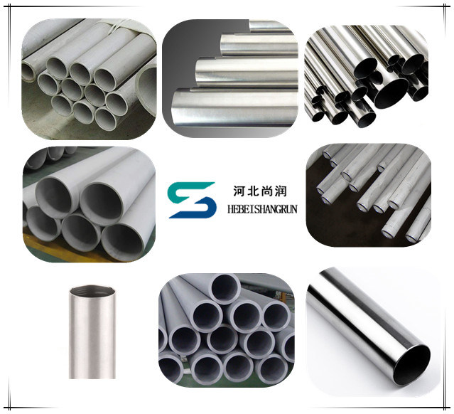 Ss201 304 316 Stainless Steel Round Pipes Tube for Decoration