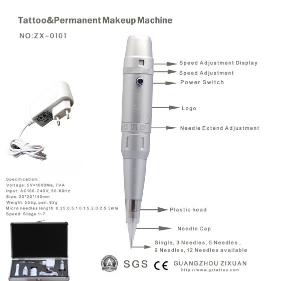 Electric Eyebrow/Eye/Lip Tattoo Machine Kit