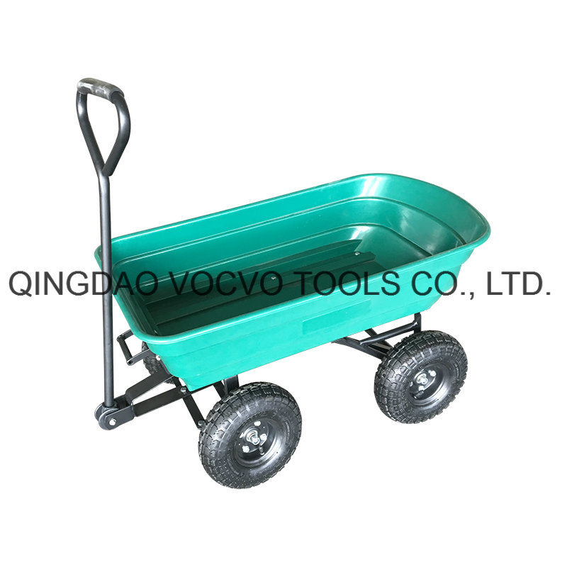 Easy to Transport Tc2145 Garden Folding Dump Wagon Cart