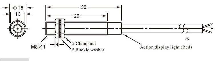 50mA Magnetic Sensor Switch for Door Contact Alarm System