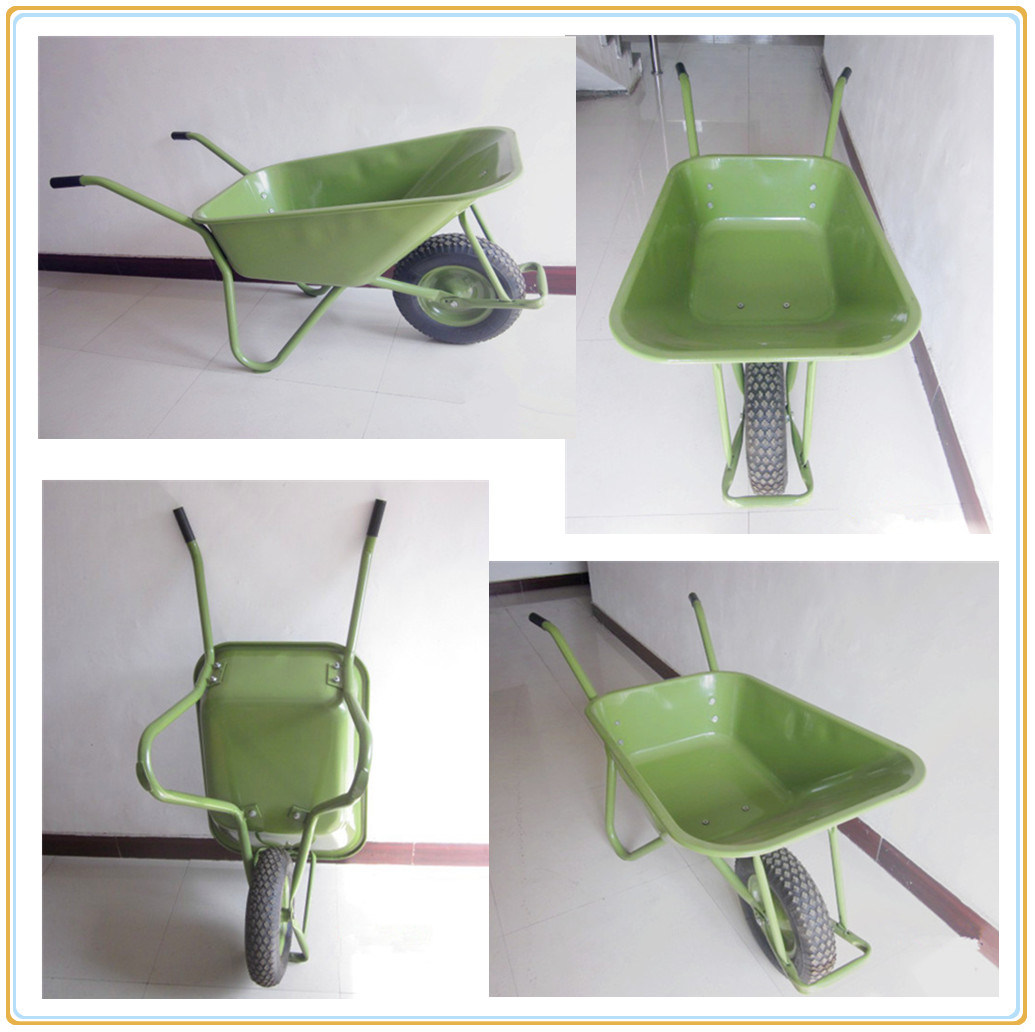 Green Heavy-Duty Wheel Barrow Wb5009