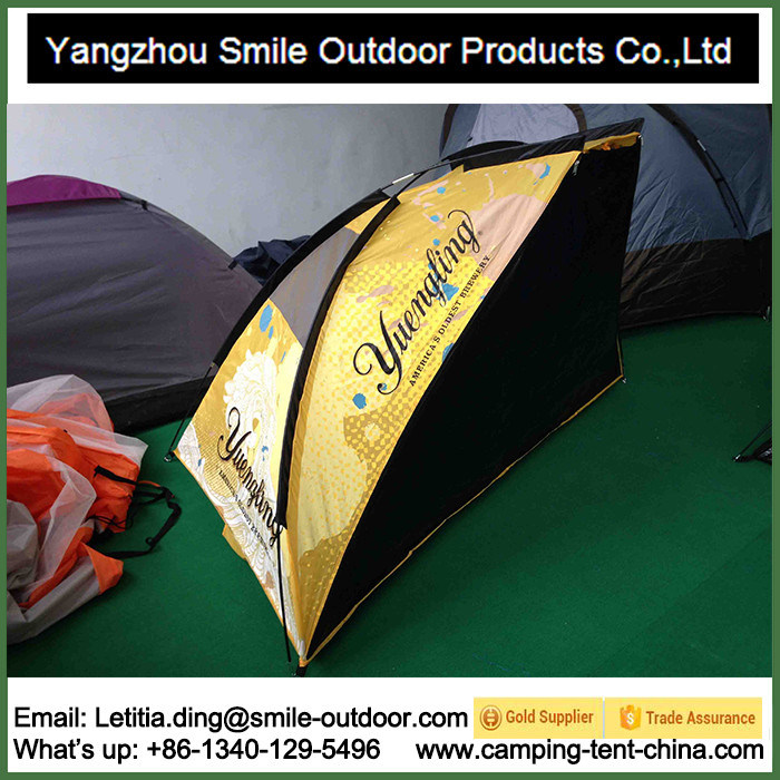 Fiberglass Tent Logo All Over Print Waterproof Beach Fishing Tent