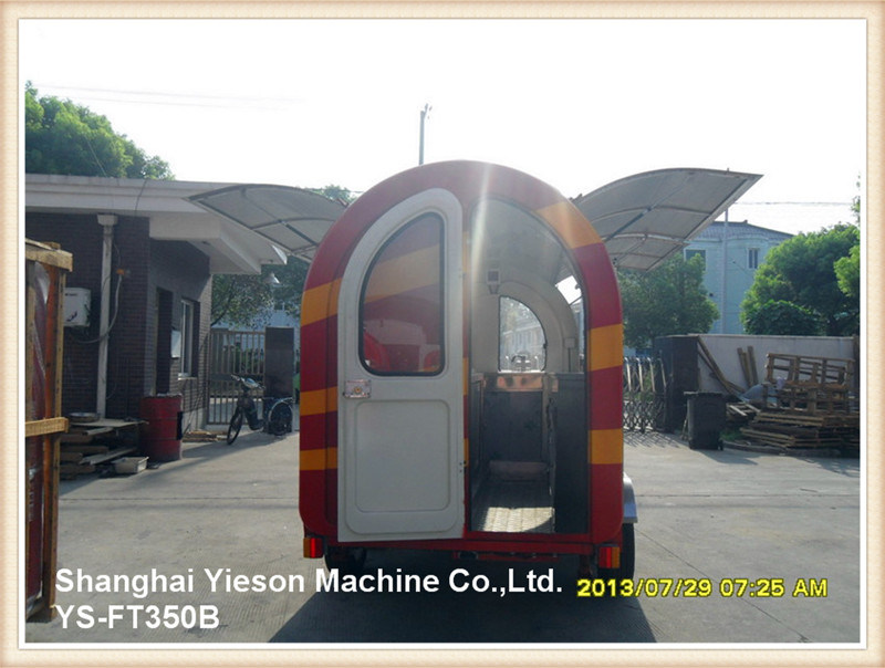 Ys-FT350b Multifunction Pizza Trailer Food Truck for Sale