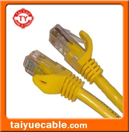 Cat5e UTP 7*0.2mm Patch Cord Fluck Pass Copper Red PVC