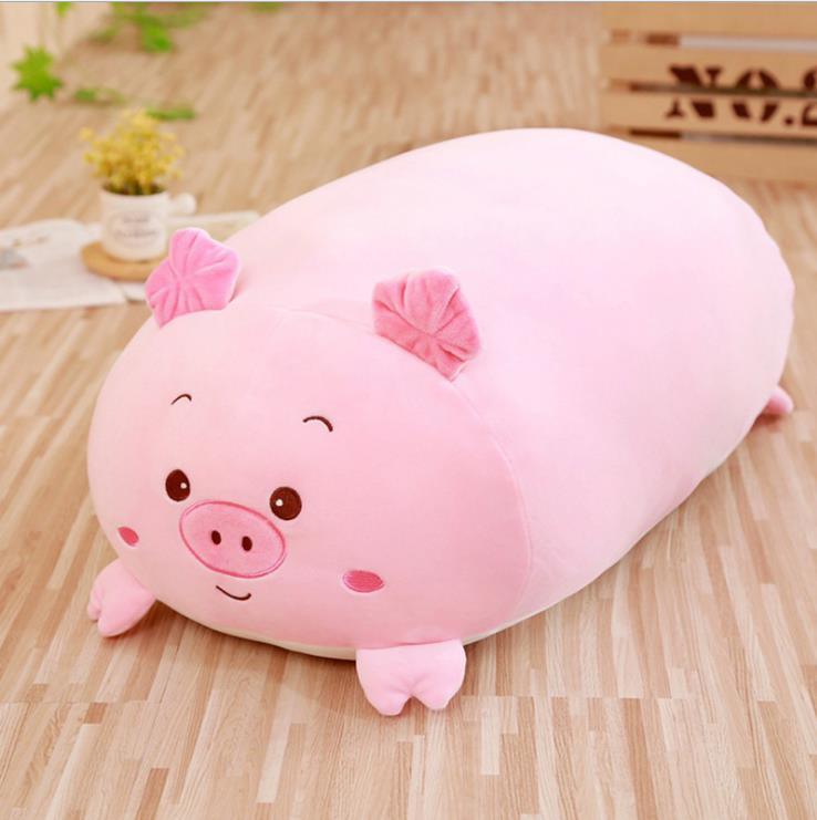 Soft Pink Pig Anime Cushion Cartoon Pillow Animal Plush