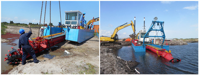 Customized Sand Dredging Machine for Port Construction