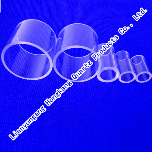 Fire Polishing Clear Fused Quartz Tube