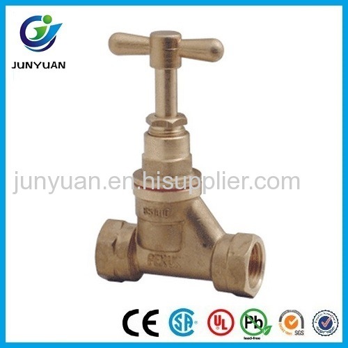 Melco Type Brass Control Stop Valve/Brass Angle Valve with ISO