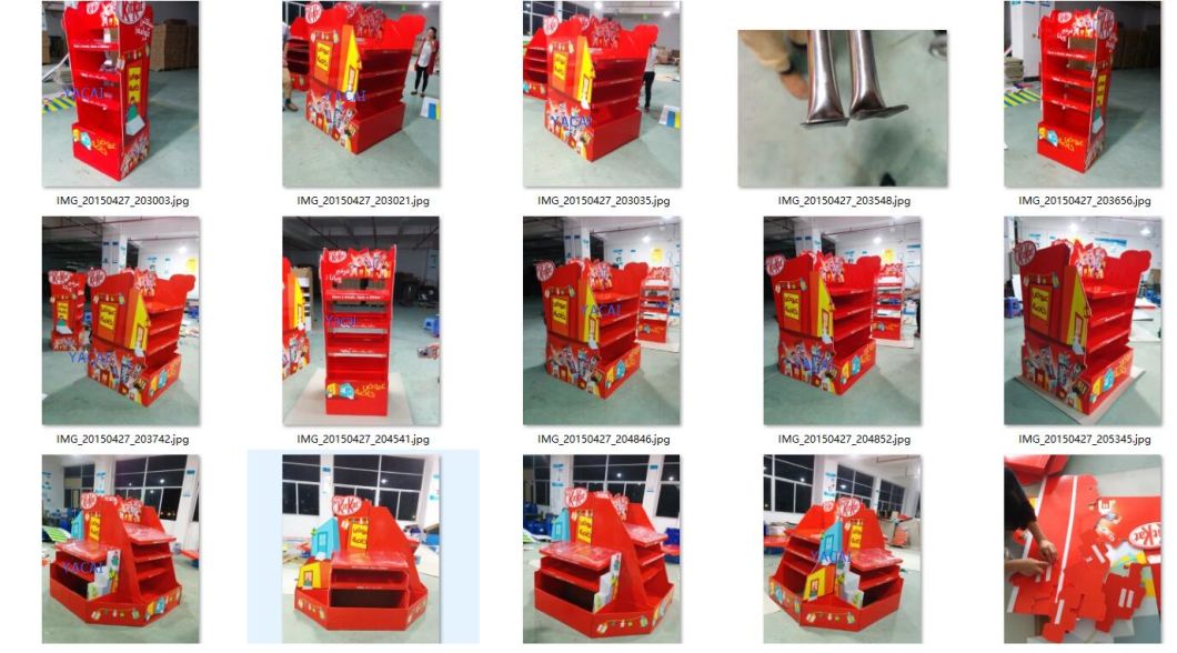 High Quality Advertising Pop POS Cardboard Pallet Display, Supermarket Pallet Display Stand