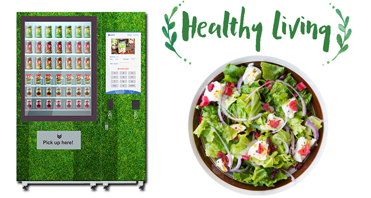 Winnsen Salad Vending Machine with Adjustable Goods Channel