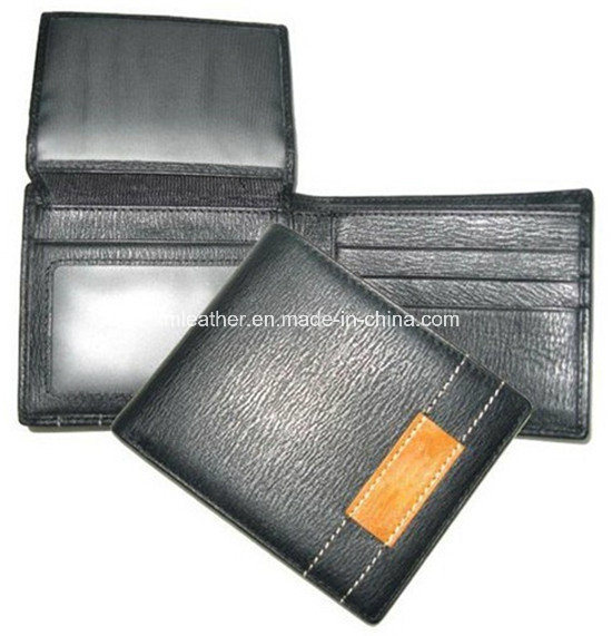 Business Mens Leather Wallets with ID Window