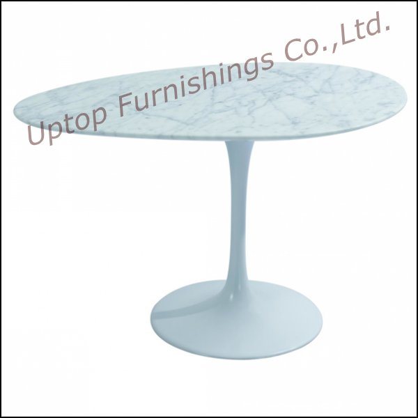 Carrara Tulip Shape Economical Commercial Marble Table (SP-GT390)