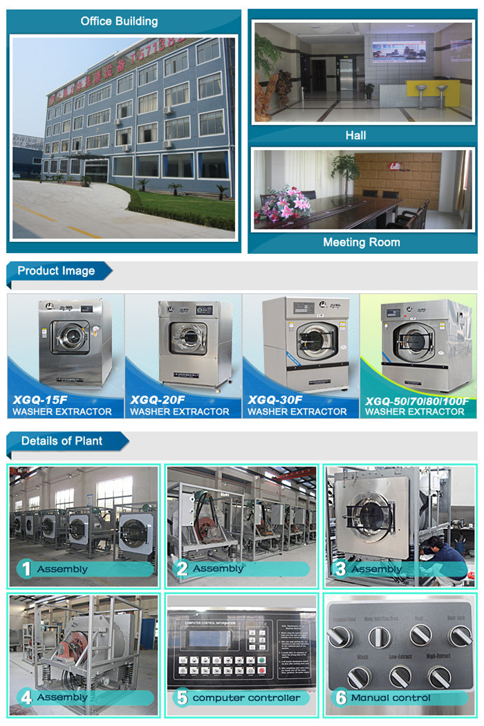 15~300kg Heavy-Duty Washing Machine, Industrial Washing Machine