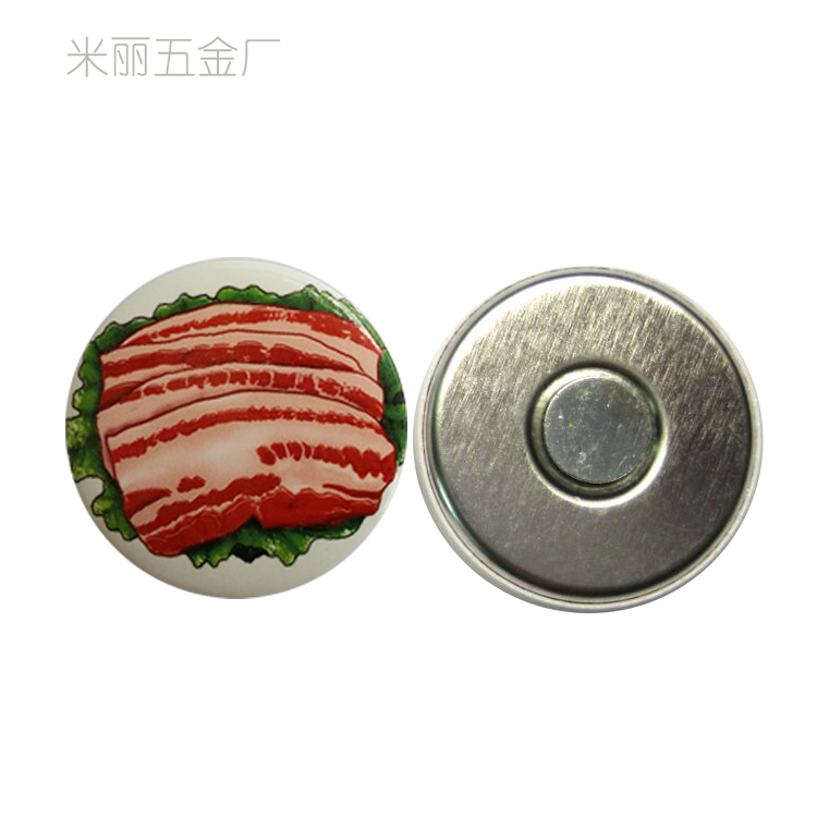 Custom Home Decoration Button Badge Refrigeratr Magnets