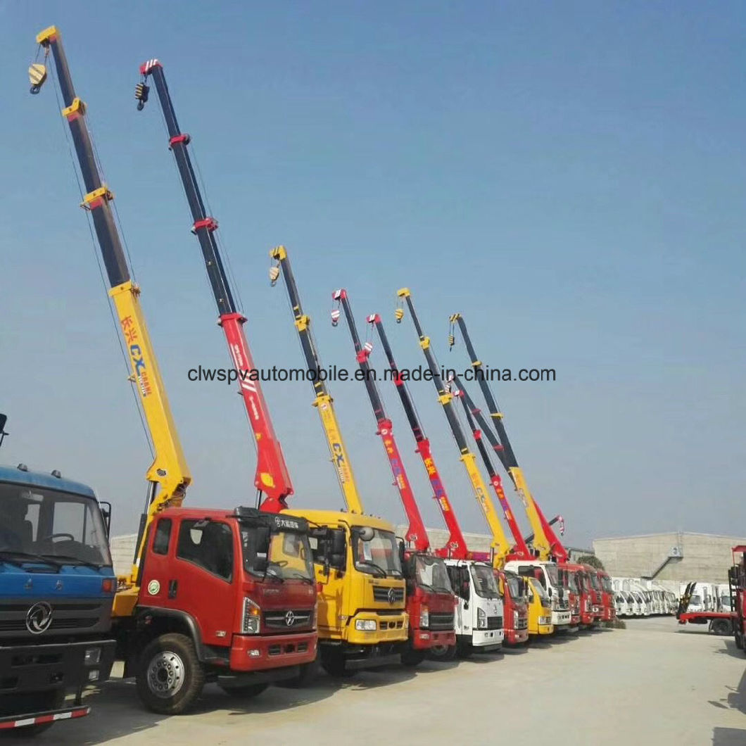 6X4 210HP 10 Tons Heavy Duty Cargo Truck Mounted with Crane