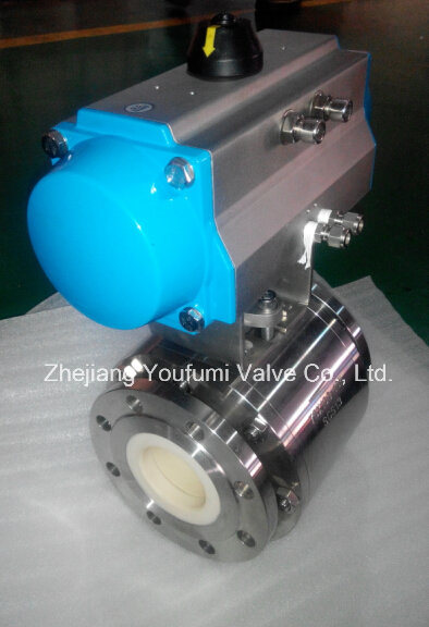 Pneumatic Ceramic Ball Valve for Slurry F304