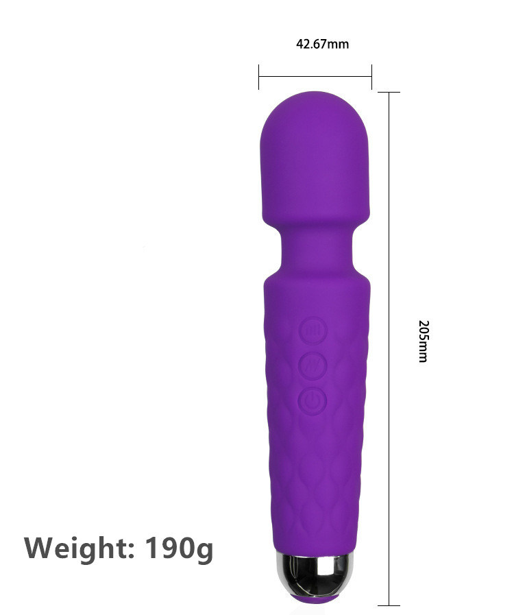 20cm Mini Silicone AV Sex Vibrator Toy