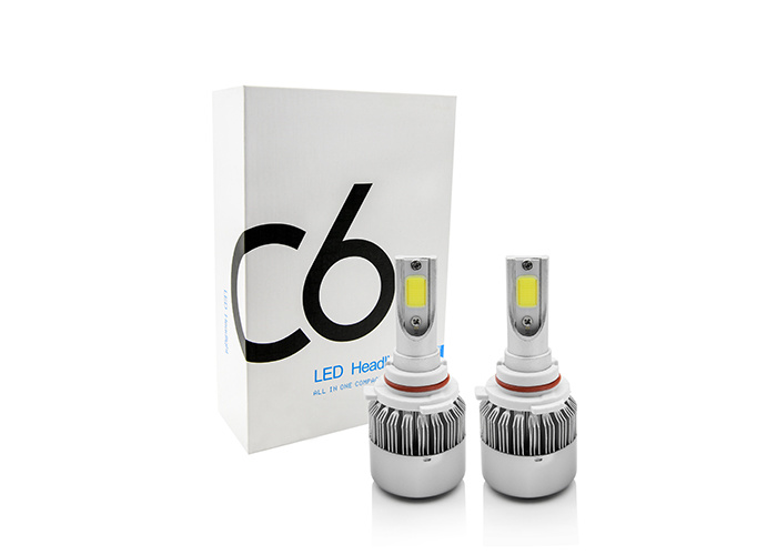 Automobile COB C6 9005 Super Bright Car LED Headlight Bulbs