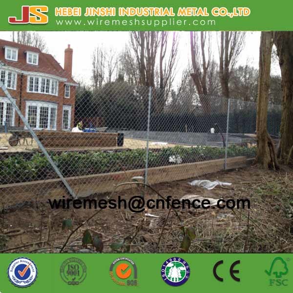 Galvanized Security Chain Link Fencing