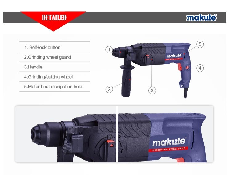 24mm 620W Power Tools Electric Cordless Rotary Hammer (HD003)