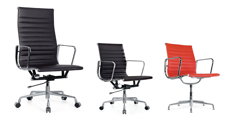 Modern Bentwood Office Chair Swivel Computer Leather Office Chair Meeting Chair
