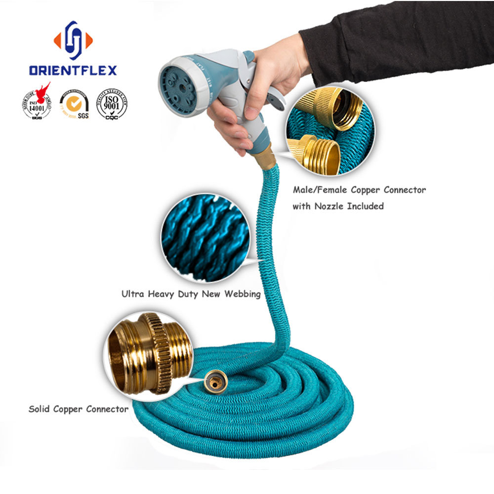 Expandable Hose with Brass Fitting