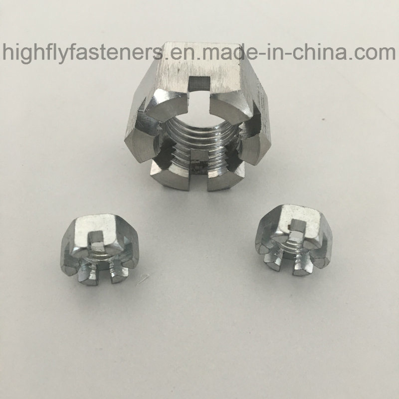 Alloy Steel Hexagon Slotted Castle Nut DIN 935