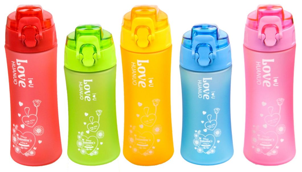 450ml 16oz Customized Design Plastic Bottle Manufacturers, Plastic Sport Water Bottle