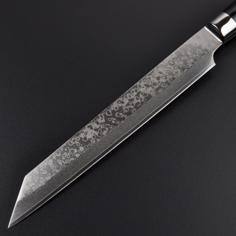 9.5 Inch Professional Damascus-Handcrafted Blade Vg10 Handmade Japanese Kitchen Knife Sashimi Kitchenware