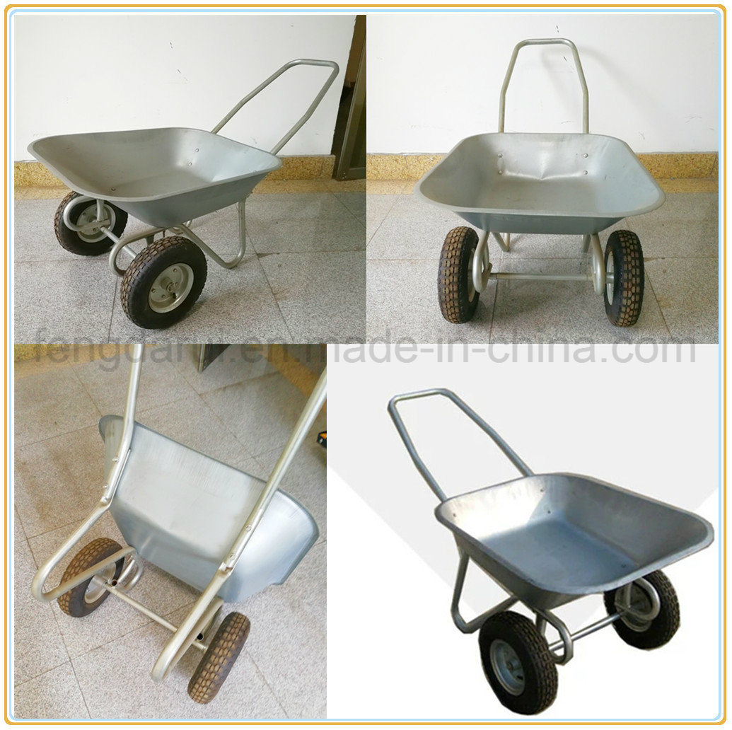 Double Wheels Wheelbarrow Wb6211